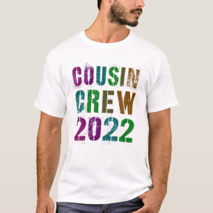 T-shirt Rock Star COUSIN CREW 2022 Funny Grand-mère Grand-