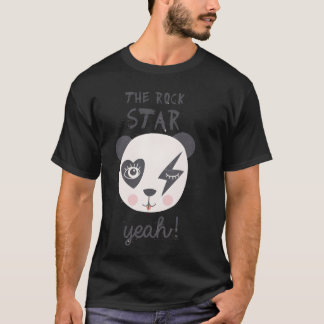 T-shirt Rock Star Panda friends
