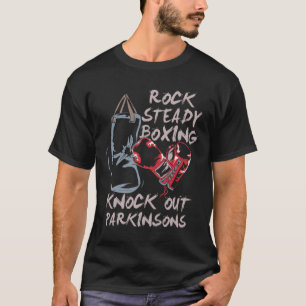 T-shirt Rock Steady Boxing Knock Out Parkinsons