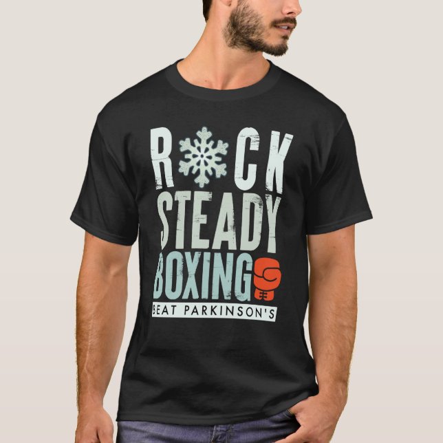 T-shirt Rock Steady Boxing Parkinson's Winter Edition (Devant)