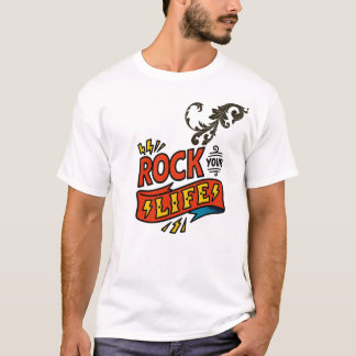 T-Shirt Rock Surfer de style vintage comic