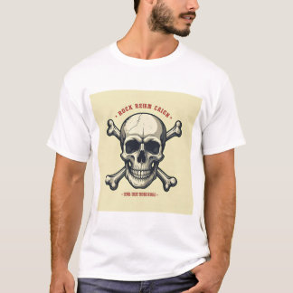 T-shirt "Rock the Rebellion : Bold Skull & Crossbones T-Sh