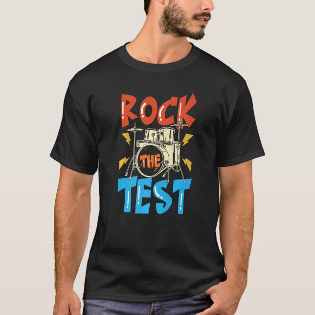 T-shirt Rock The Test School Examen Jour (Devant)