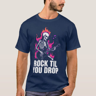 T-shirt rock til you drop girl