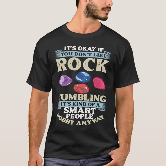 T-shirt Rock Tumbling Stone Polish Kit Beginner Machine (Devant)