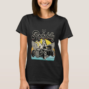 T-shirt Rockabilly Backprint ne meurt jamais Rockabilly Vi