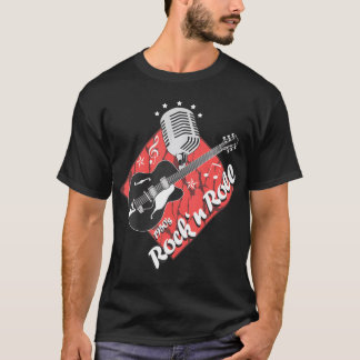 T-shirt Rockabilly Guitar Rock N Roll Psychobilly