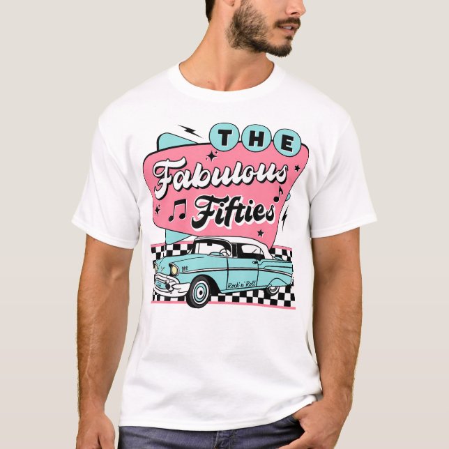 T-shirt Rockabilly Vintage 1950 (Devant)