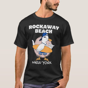 T-shirt ROCKAWAWAACH NEW YORK Surfing Vintage Seagull Re