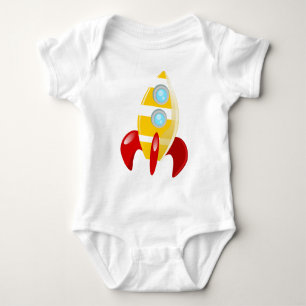 T-shirt rocket baby bodysuit