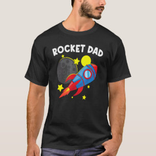 T-shirt Rocket cool Pour Papa Père Rockets Espace Navire
