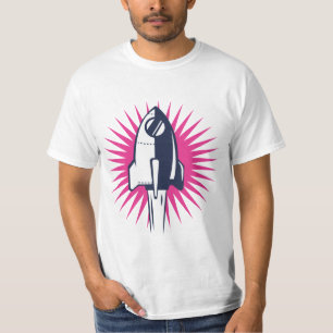 T-shirt Rocket Espace Rétro