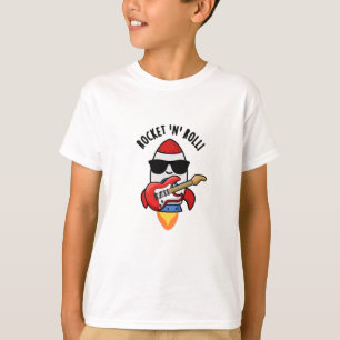 T-shirt Rocket Et Rouleau Drôle Rocket Pun