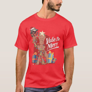 T-shirt Rocket & Groot "Yule Be Merry"