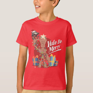 T-shirt Rocket & Groot "Yule Be Merry"