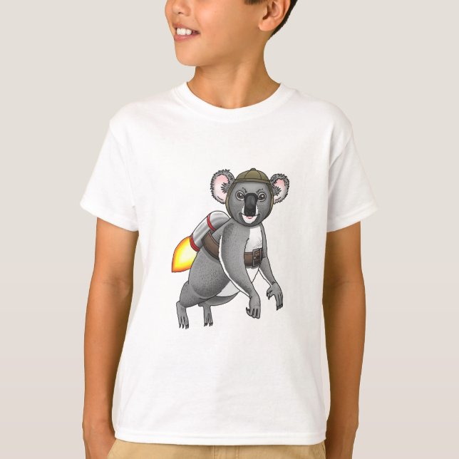 T-shirt Rocket Koala (Devant)