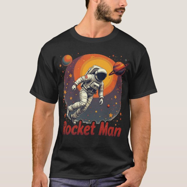 T-shirt Rocket Man (Devant)