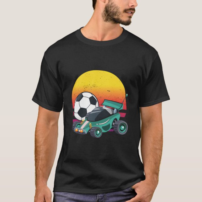 T-shirt Rocket Rc Soccer Car League (Devant)