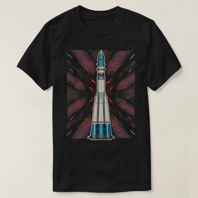 T-shirt Rocket Vostok (Design devant)