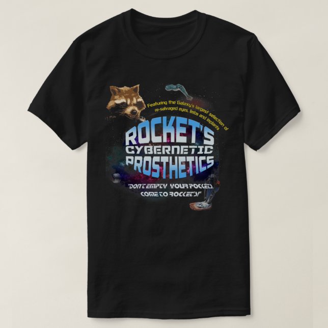 T-shirt Rockets Prothèses Cybernétiques (Design devant)