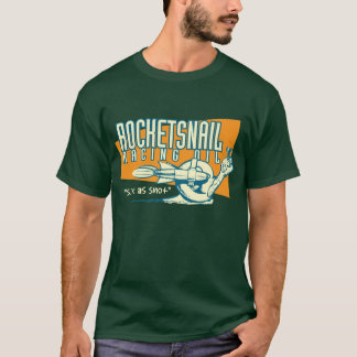 T-shirt RocketSnail emballant la chemise d'huile