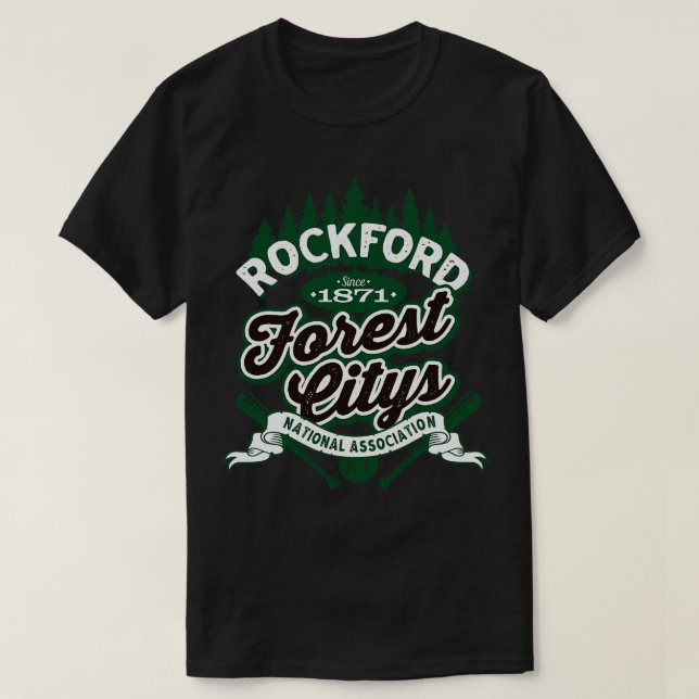 T-shirt Rockford Forest City (Design devant)