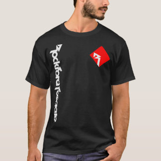T-shirt Rockford Fosgate Car Audio Amplifer Funny Logo Gif