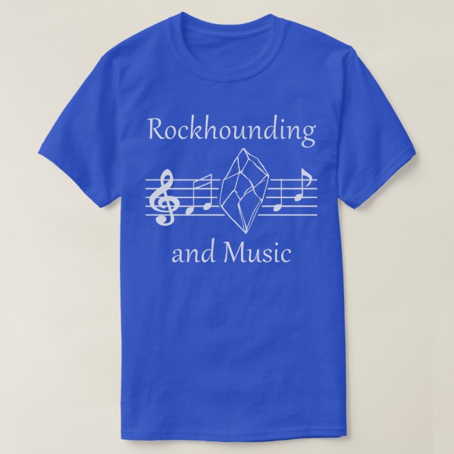 T-shirt Rockhound et musique Nature Minéraux Sciences de l (Design devant)