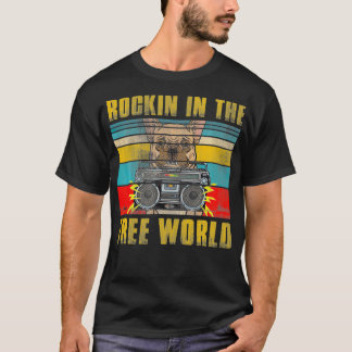 T-SHIRT ROCKIN DANS LE MONDE LIBRE