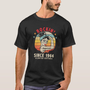 T-shirt Rockin' Depuis 1964 57E Anniversaire Rétro 57 Ans