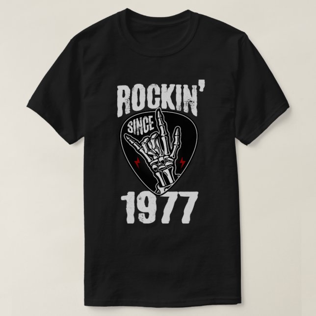 T-shirt Rockin depuis 1977 (Design devant)