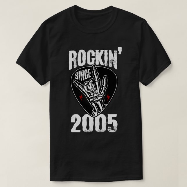 T-shirt Rockin depuis 2005 (Design devant)