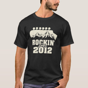 T-shirt Rockin' depuis 2012 - Musicien Vintage