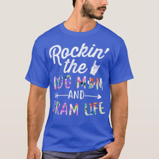 T-shirt Rockin the et Gram Life Dog Flower cadeau