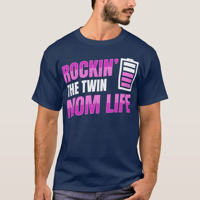 T-shirt Rockin thewin Maman vie Design pour une Mère de fr (Devant)