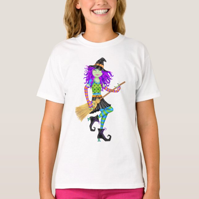 T-shirt Rockin' Witch - SRF (Devant)