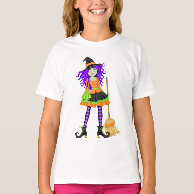 T-shirt Rockin' Witch - SRF (Devant)