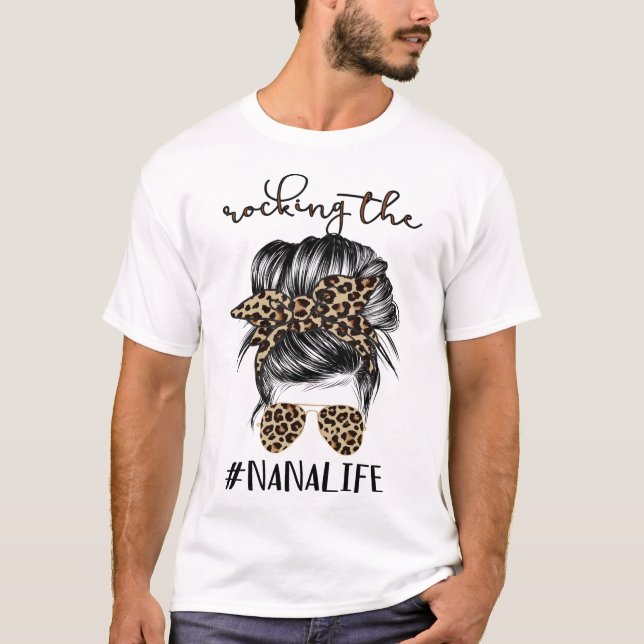 T-shirt Rocking The Nana Life Grand-mère Femmes Moth de No (Devant)