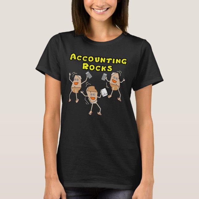 T-shirt Rocks comptables (Devant)
