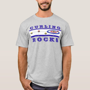 T-shirt Rocks de curling