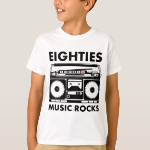 T-shirt Rocks de musique des années 80