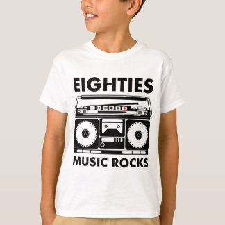 T-shirt Rocks de musique des années 80
