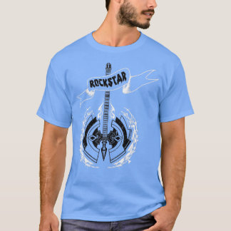 T-shirt Rockstar Ax Guitare03 2