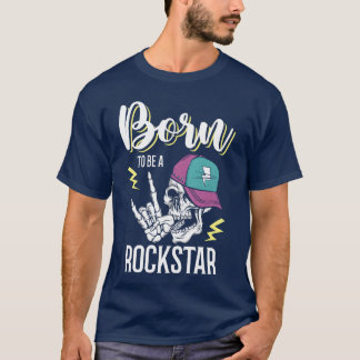 T-shirt Rockstar Birthday Girl Rock Star Party Supplies fu