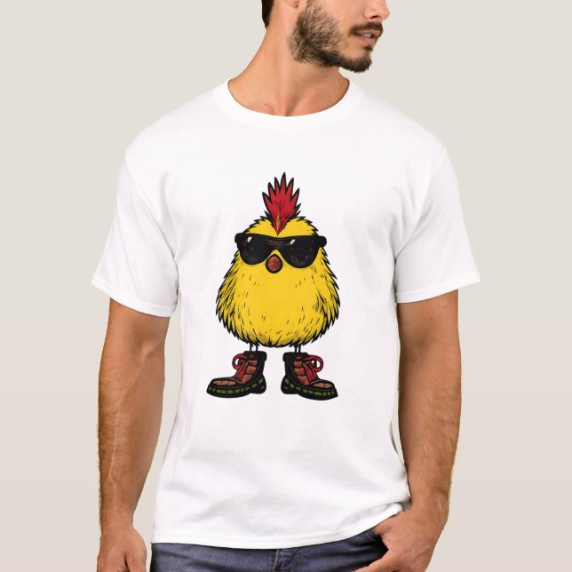 T-shirt Rockstar Chick Tee (Devant)