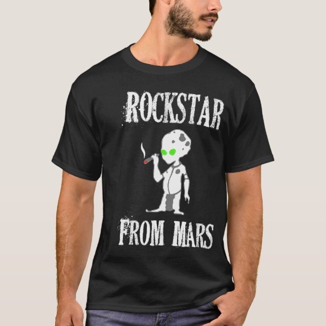 T-shirt Rockstar de Mars (Devant)