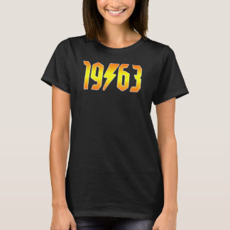T-shirt Rockstars sont nés en 1963 Anniversaire Rock N Rol