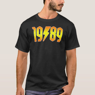 T-shirt Rockstars sont nés en 1989 Anniversaire Rock Thème