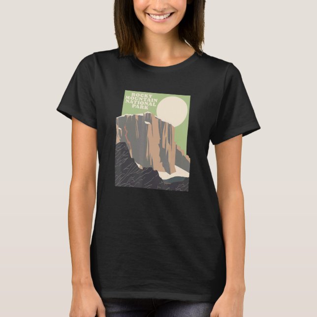 T-shirt Rocky Mountain National Park Peak Estes Park (Devant)