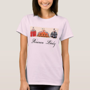 T-SHIRT ROCOCO LADY ART DÉCO MODE COSTUME DESIGN